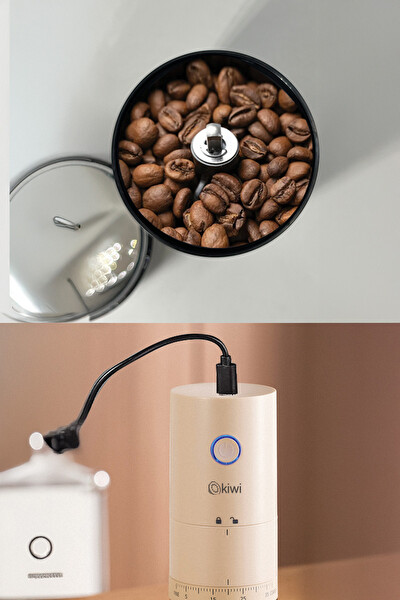 Kiwi KSPG-4817 Şarjlı Baharat Ve Kahve Öğütücü - Siyah