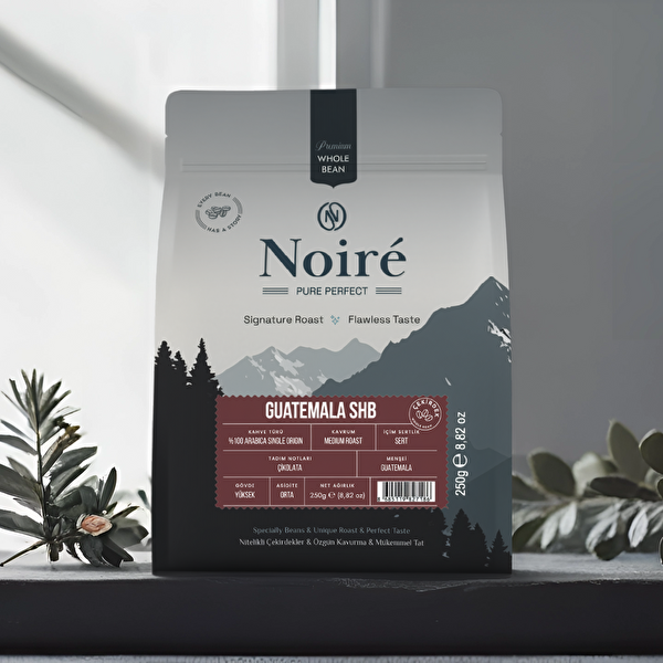 Noire Guatemala SHB Kahve 250G %100 Arabica Yüksek Gövde Third-Wave Specialty Coffee High-End