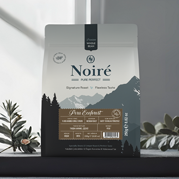 Noire Peru Ecoforest Kahve 250G %100 Arabica Single Origin Third-Wave Specialty Coffee