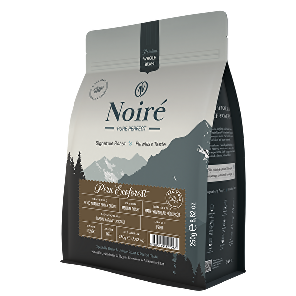 Noire Peru Ecoforest Kahve 250G %100 Arabica Single Origin Third-Wave Specialty Coffee