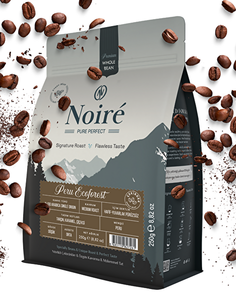 Noire Peru Ecoforest Kahve 250G %100 Arabica Single Origin Third-Wave Specialty Coffee