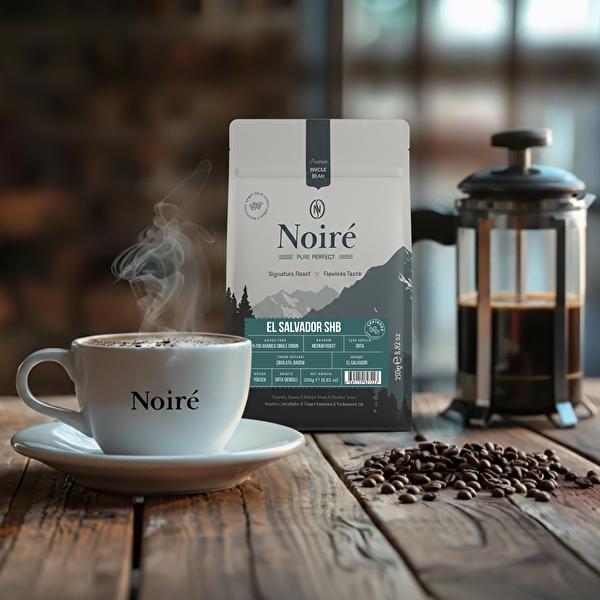 Noire El Salvador SHG Kahve 250G %100 Arabica Yüksek Gövde Third-Wave Specialty Coffee High-End