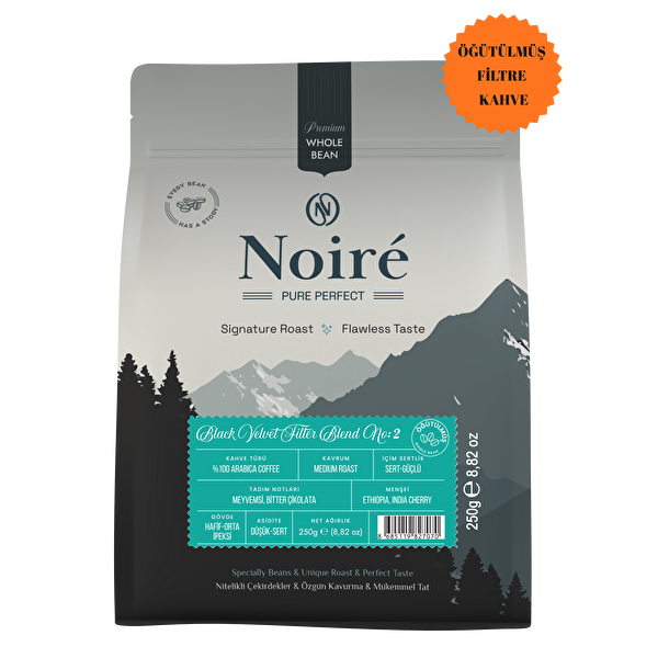 Noire Black Velvet Filter Blend No 2 Öğütülmüş Kahve 250 G