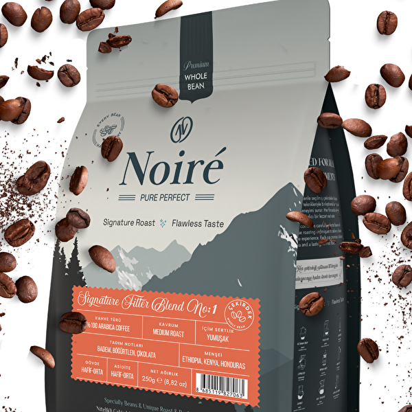 Noire Signature Filter Blend NO1 250G %100 Arabica Blend