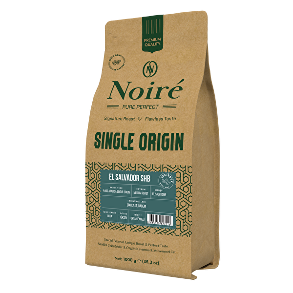 Noire El Salvador SHB Kahve 1000 G %100 Arabica Yüksek Gövde Third Wave Specialty Coffee