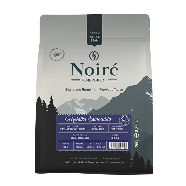 Noire Meksika Esmeralda 250G %100 Arabica Single Origin Kahve