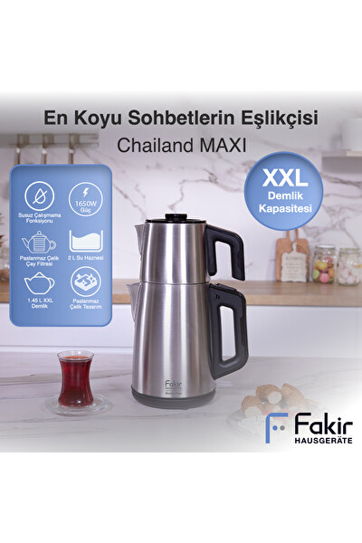 Fakir Chailand Maxi XXL Çay Makinesi Inox