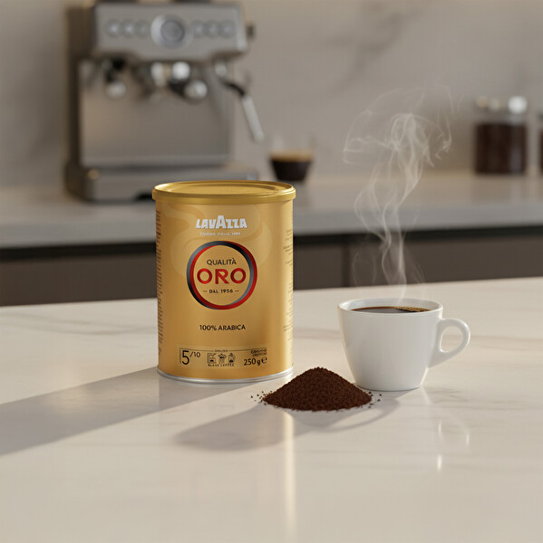 Lavazza Qualita Oro %100 Arabica Öğütülmüş Filtre Kahve 250 GR Teneke Kutu