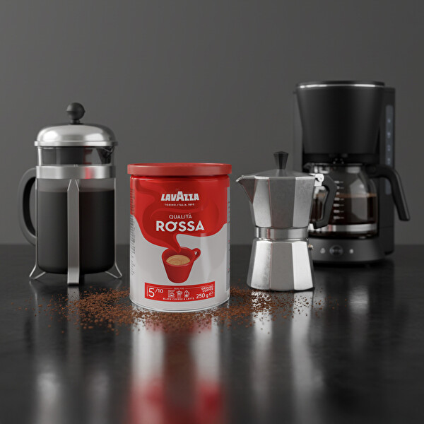 Lavazza Qualita Rossa Öğütülmüş Filtre Kahvhe Teneke Kutu 250 GR