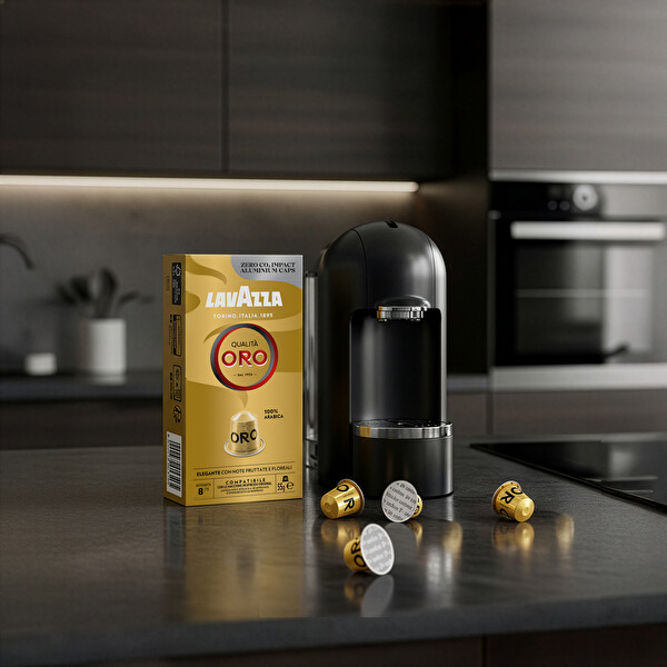 Lavazza Qualita Oro 10'lu Paket | Nespresso Uyumlu Kapsül Kahve - 100% Arabica Çekirdek