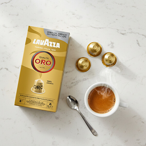 Lavazza Qualita Oro 10'lu Paket | Nespresso Uyumlu Kapsül Kahve - 100% Arabica Çekirdek