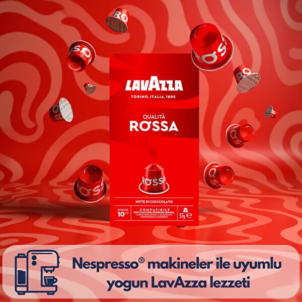 Lavazza Qualita Rossa 10'lu Paket - Nespresso Uyumlu Kapsül Kahve