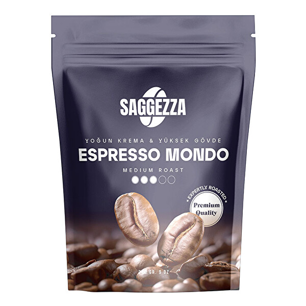 Saggezza Mondo Çekirdek Espresso Kahve 250 GR