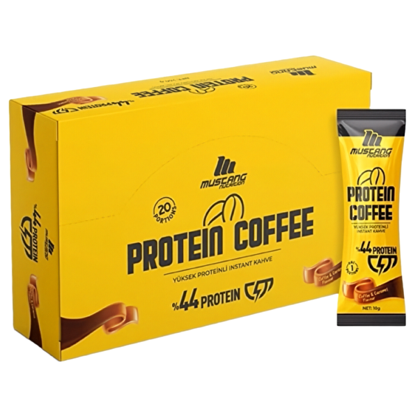 Mustang Nutrition Protein Coffee 10 GR x 20 Saşe 200 GR Coffee & Latte