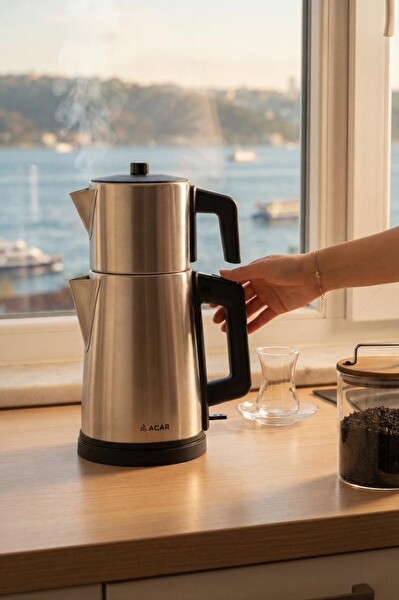 Acar PWR-10445 Ultimate Pro Tea Max Inox Çelik Çay Makinesi