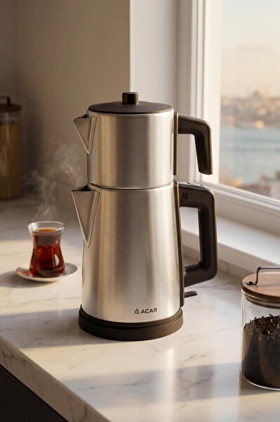 Acar PWR-10445 Ultimate Pro Tea Max Inox Çelik Çay Makinesi