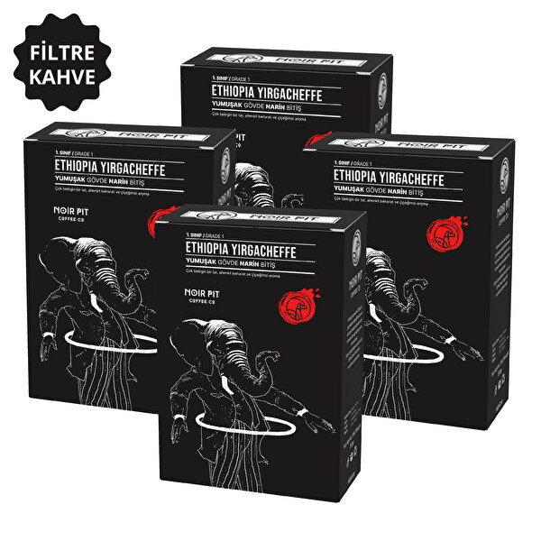 Noir Pit Coffee Co.Ethiopia Yirgacheffe Filtre Kahve 4x250 G