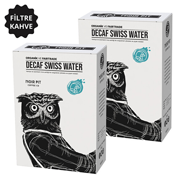 Noir Pit Coffee Co.Decaf Swiss Water Filtre Kahve 2x250 G