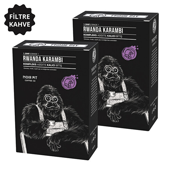 Noir Pit Coffee Co.Rwanda Karambi Filtre Kahve 2x250 G