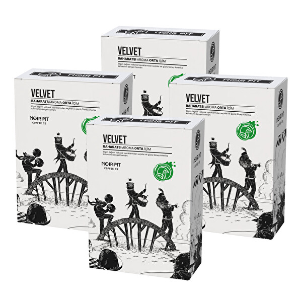 Noir Pit Coffee Co. Velvet Çekirdek Kahve 4x250G