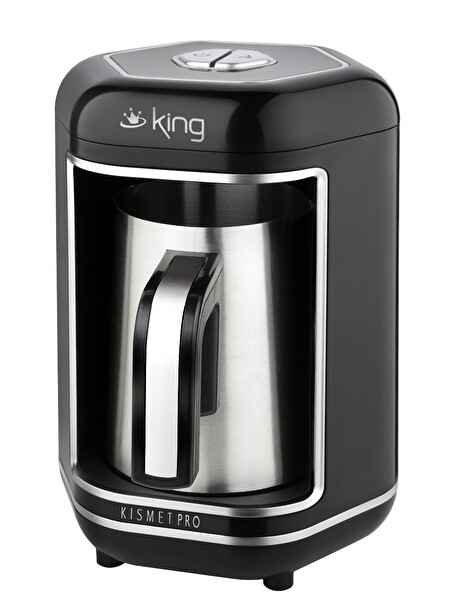 King Kısmet Pro K-607 Siyah Türk Kahve Makinesi