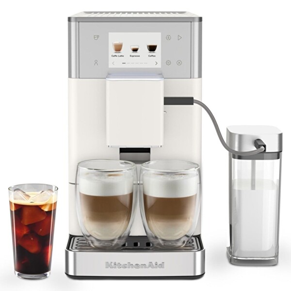 KitchenAid 5KES8454EPL KF4 Tam Otomatik Espresso Makinesi Porselen Beyazı