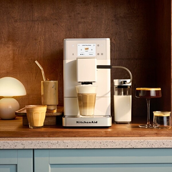 KitchenAid 5KES8454EPL KF4 Tam Otomatik Espresso Makinesi Porselen Beyazı