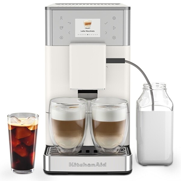 KitchenAid 5KES8453EPL KF3 Tam Otomatik Espresso Makinesi Porselen Beyazı