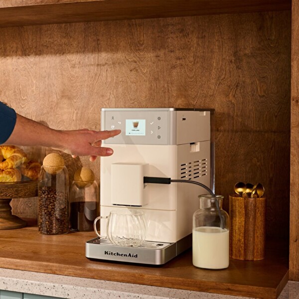 KitchenAid 5KES8453EPL KF3 Tam Otomatik Espresso Makinesi Porselen Beyazı