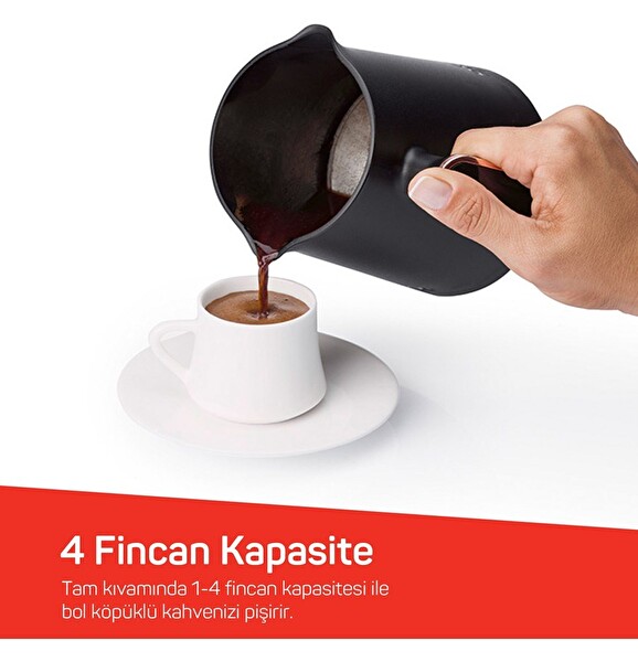 Arzum OK004 Okka Minio 4 Fincan Kapasiteli Sorgül Buğdayı Türk Kahvesi Makinesi