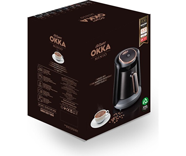 Arzum OK004 Okka Minio 4 Fincan Kapasiteli Sorgül Buğdayı Türk Kahvesi Makinesi
