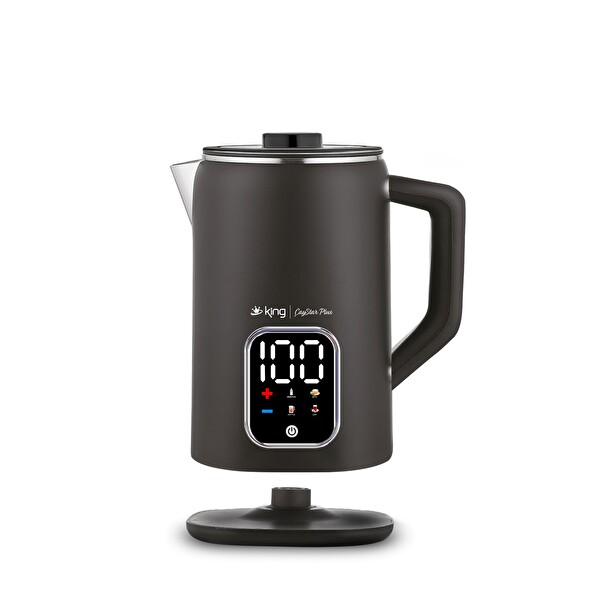 King K3113 Çaystar Plus Dijital Siyah Çay Makinesi