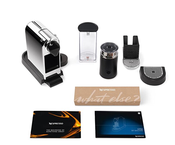 Nespresso Citiz Platinium C145 ve Aeroccino 3 Süt Köpürtücülü Set