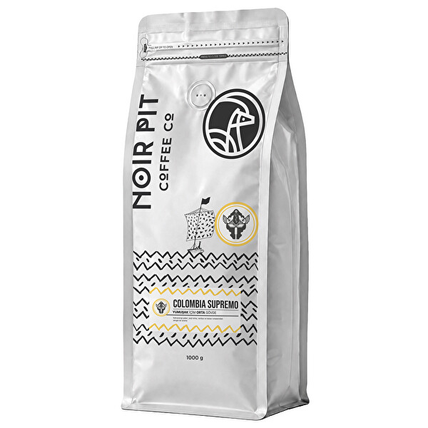 Noir Pit Coffee Co. Colombia Supremo 1000 G Çekirdek Kahve