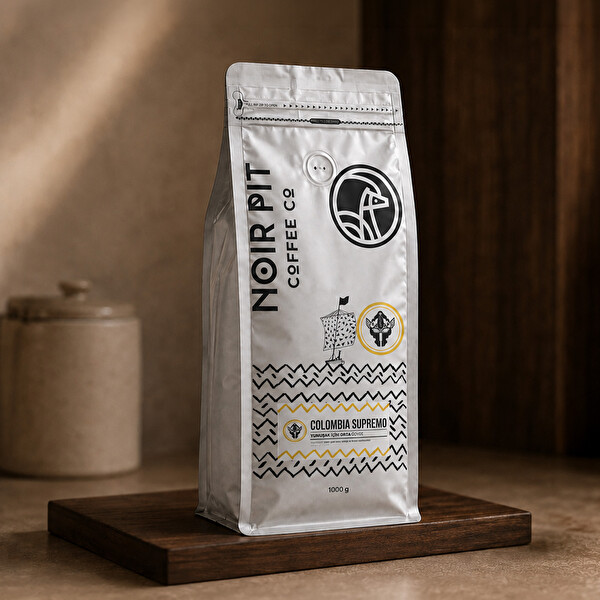 Noir Pit Coffee Co. Colombia Supremo 1000 G Çekirdek Kahve