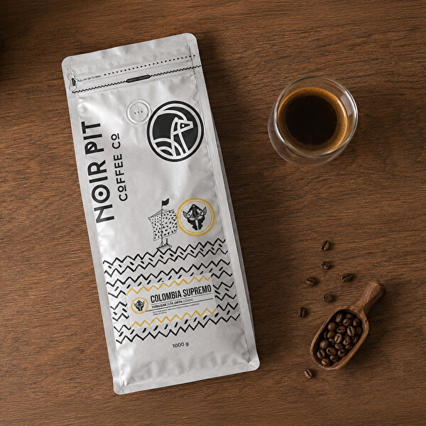 Noir Pit Coffee Co. Colombia Supremo 1000 G Çekirdek Kahve