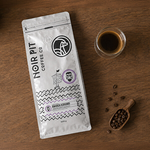 Noir Pit Coffee Co. Rwanda Karambi 1000 G Çekirdek Kahve