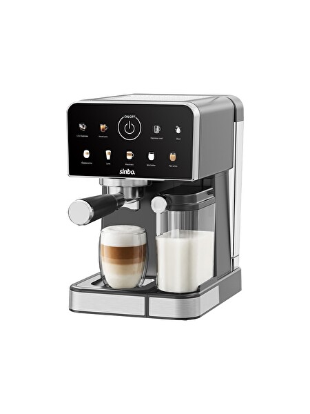 Sinbo SCM-3036 Pro 20 Bar 7 Kahve Süt Hazneli Kapsül Uyumlu Espresso Kahve Makinesi