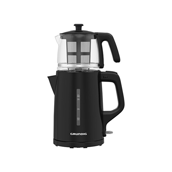 Grundig TM 1520 S Cam Demlikli Plastik Gövdeli Çay Makinesi 0.8 L Siyah