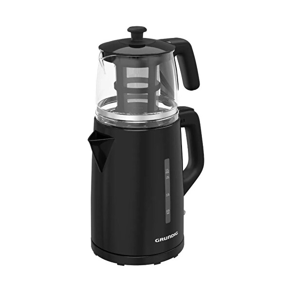 Grundig TM 1520 S Cam Demlikli Plastik Gövdeli Çay Makinesi 0.8 L Siyah