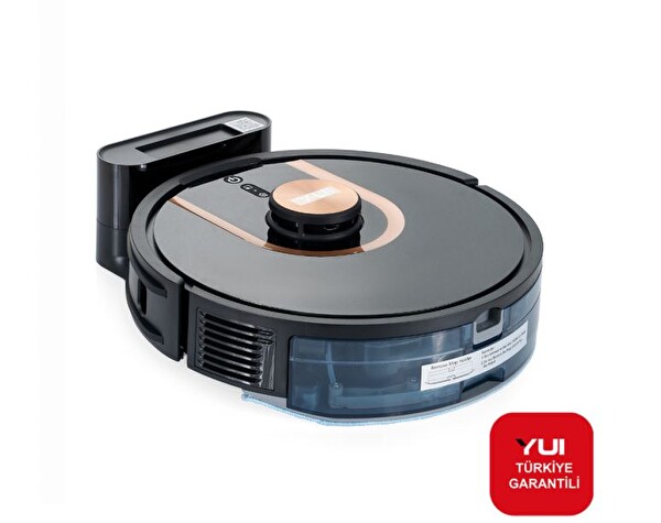 Yui S7 Nomopzone Özellikli Siyah Akıllı Robot Vacuum & Mop Süpürge