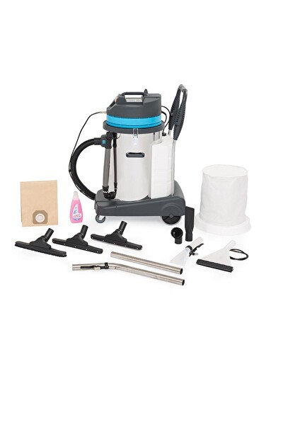 Fantom Promax 800CM2Y Halı Yıkama & Islak-Kuru Çelik Gövdeli Profesyonel Toz Torbalı Süpürge