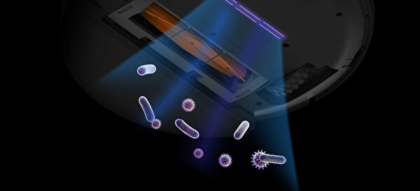 Lydsto S1 UV ve Ozon Sterilizasyonlu Siyah Akıllı Robot Süpürge ve Paspas
