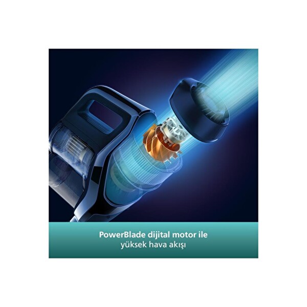 Philips XC8349/01 Aqua Plus Şarjlı Dikey Süpürge