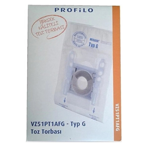 Profilo VZ51PT1AFG-TYP G Süpürge Bez Toz Torbası