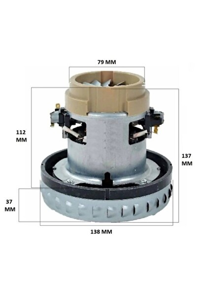 Fantom-arnica Elektrikli Süpürge Motoru Srv55 1200 Watt