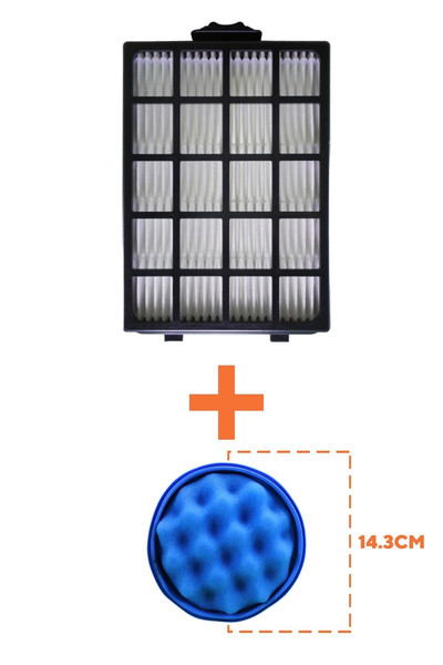 Vc 07k51f0vp Uyumlu Hepa Ve Sünger Filtre Seti