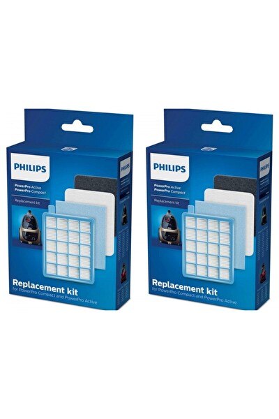 PHILIPS PowerPro Active FC 9533 FC 8479 Uyumlu Animal Hepa Filtre Seti 2 KUTU