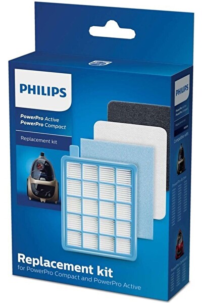 Philips Powerpro Compact Fc9323 07 Uyumlu Muadil Hepa Filitre Seti