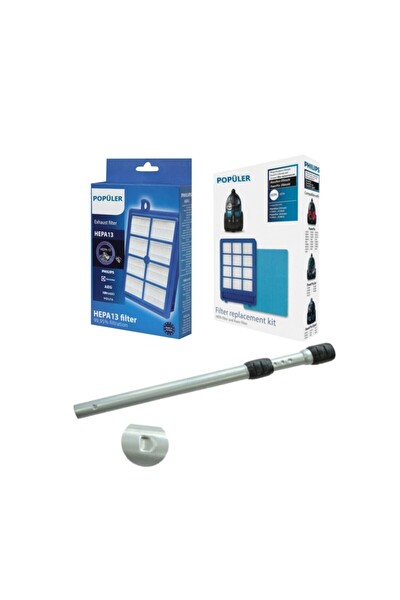 Philips Fc 9712 Marathon Ultimate Uyumlu Muadil Çelik Boru+Filtre Seti